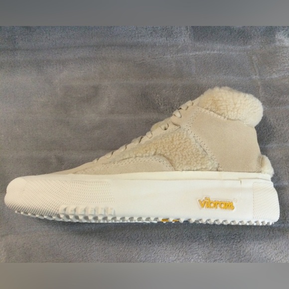 Brandblack Capo Faux Shearling Ankle Sneaker Size 6 - Picture 8 of 13